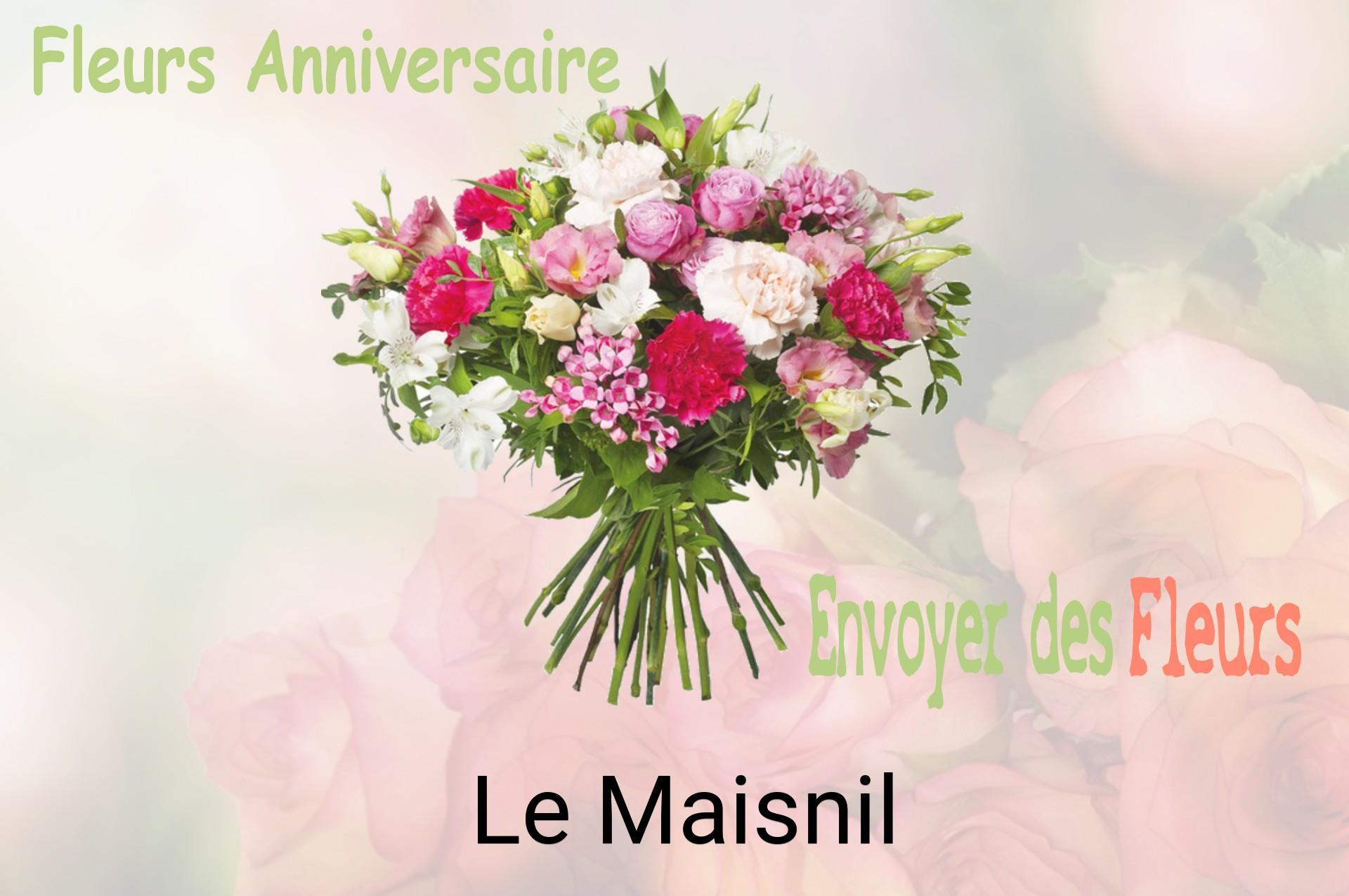 Bouquet de fleurs d’anniversaire livré à Le Maisnil
